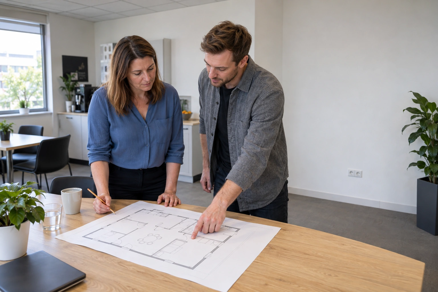 Beratungsgespräch zur Planung eines SmartFoodie Standorts