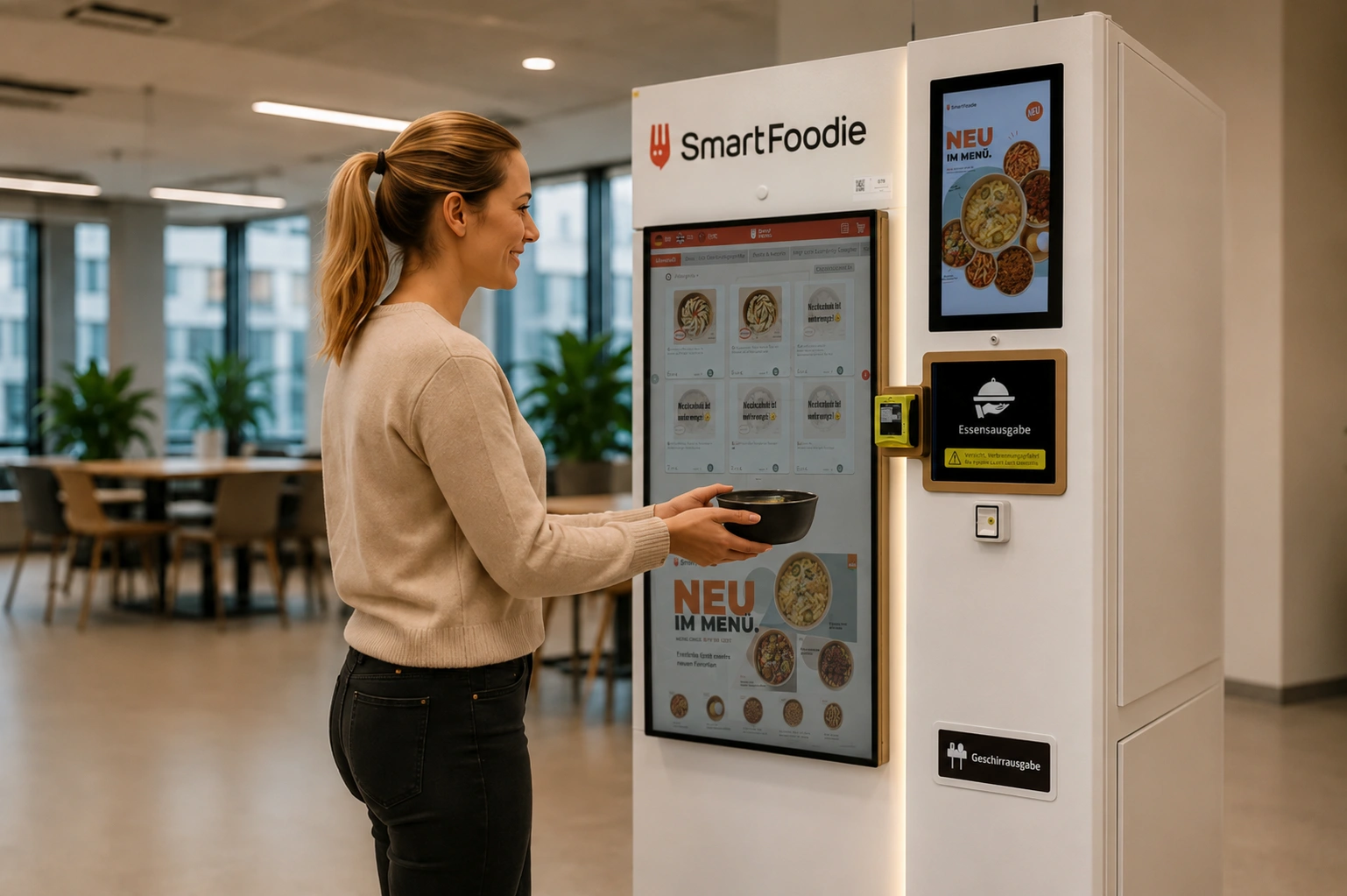 Vorbereitung und Einrichtung eines SmartFoodie Automaten am Standort